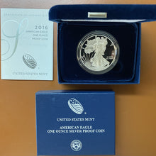 Load image into Gallery viewer, 2016-W American Silver Proof in Box W/ COA Lettered Edge
